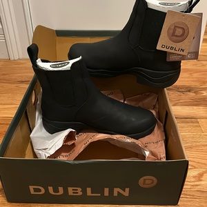 NWOT in box leather Dublin Venturer RS III paddock Boots black size 8